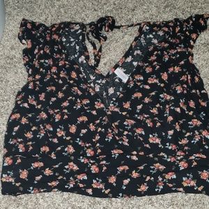 Floral crop top